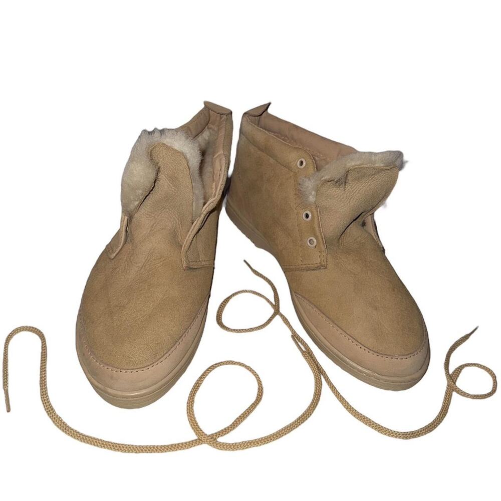 Brand new Original UGG Australia Tan suede ankle boots - Picture 2 of 4